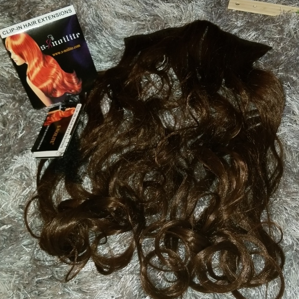 Clip in hair extensions